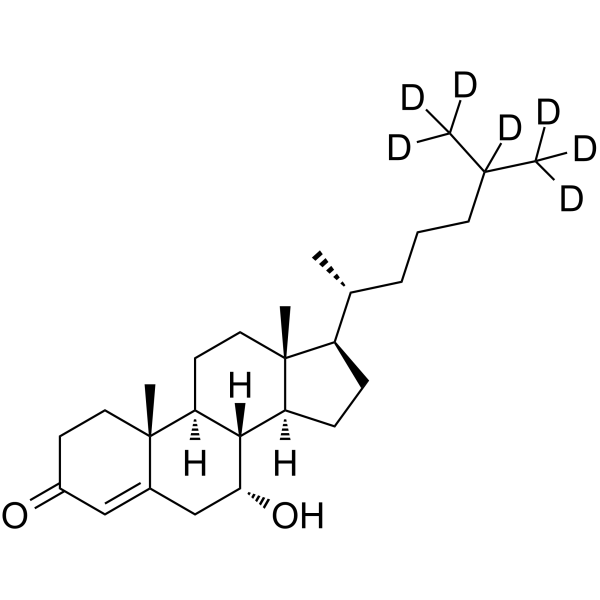 7α-Hydroxy-4-cholesten-3-one-d7 2260669-17-6